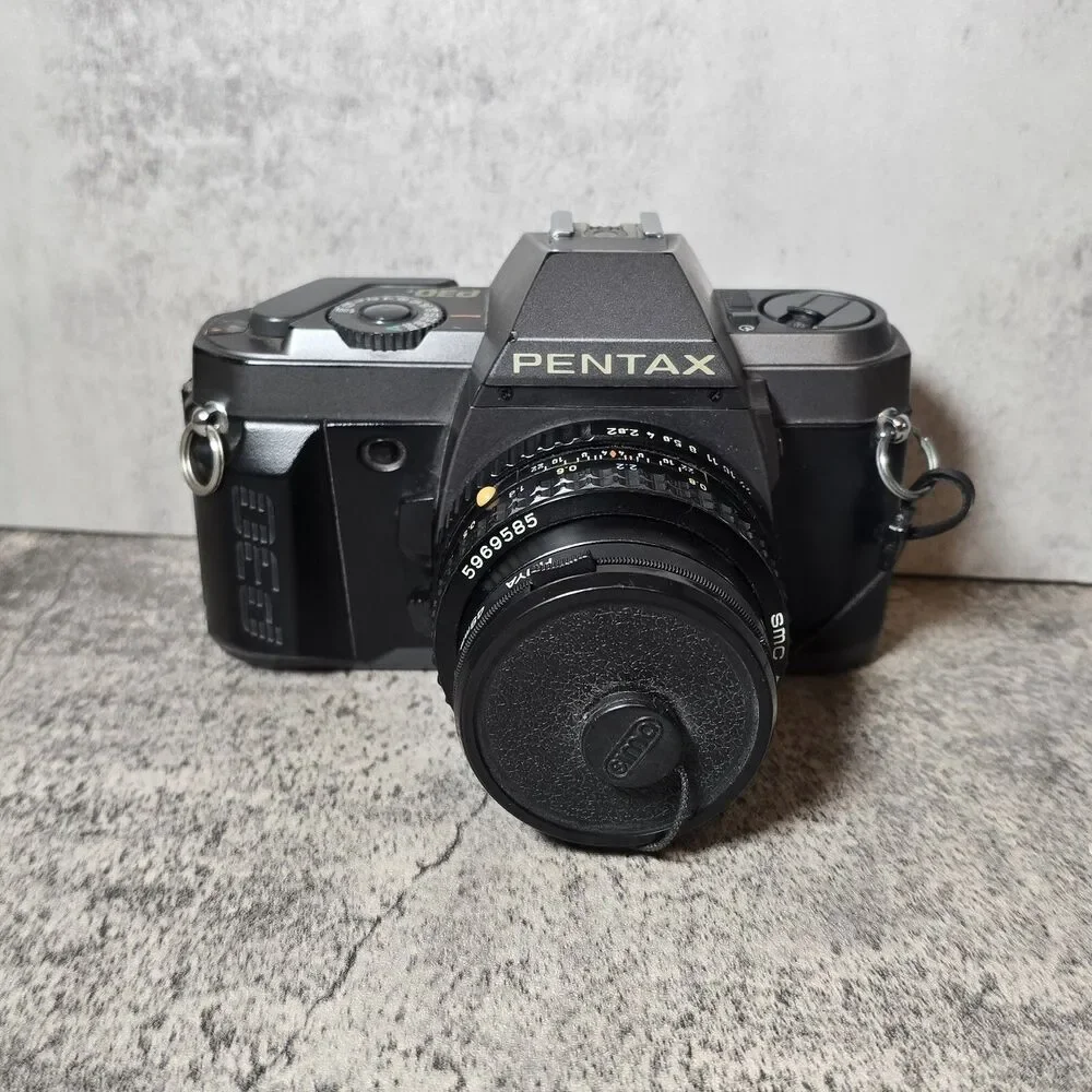 Pentax P30T Film Camera with 50mm Pentax Lens F2 SMC-A Lens * Untested For Parts